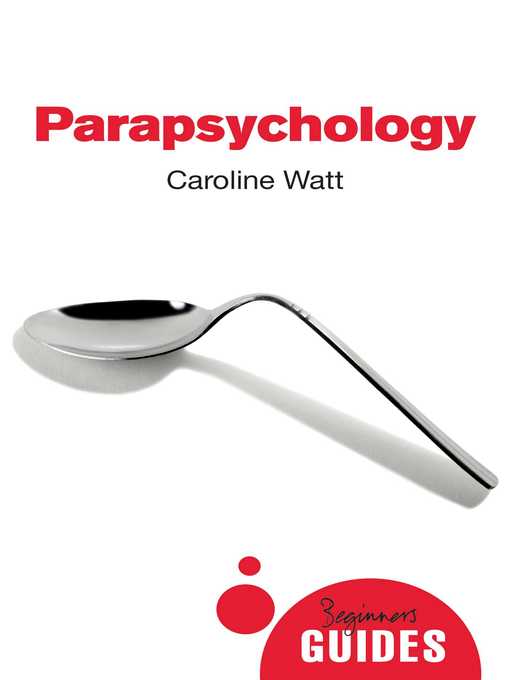 Title details for Parapsychology by Caroline Watt - Available